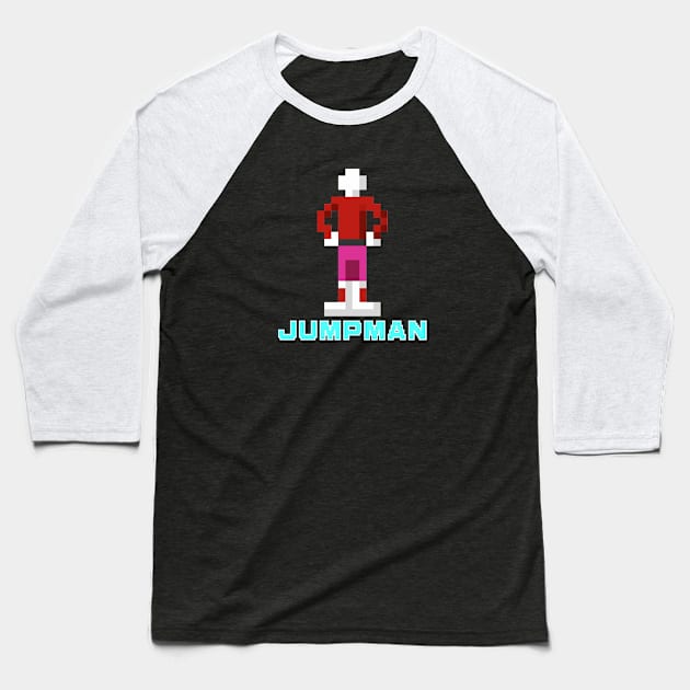 Jumpman! Baseball T-Shirt by altered igo